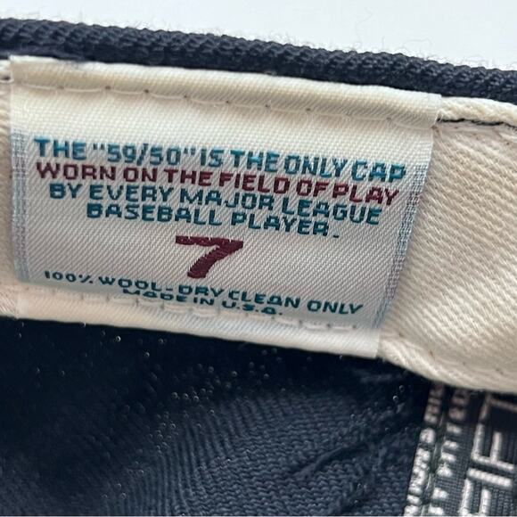 New York Yankees 2000 Subway Series World Series New Era 59FIFTY SZ 7 Hat USA - Picture 6 of 7